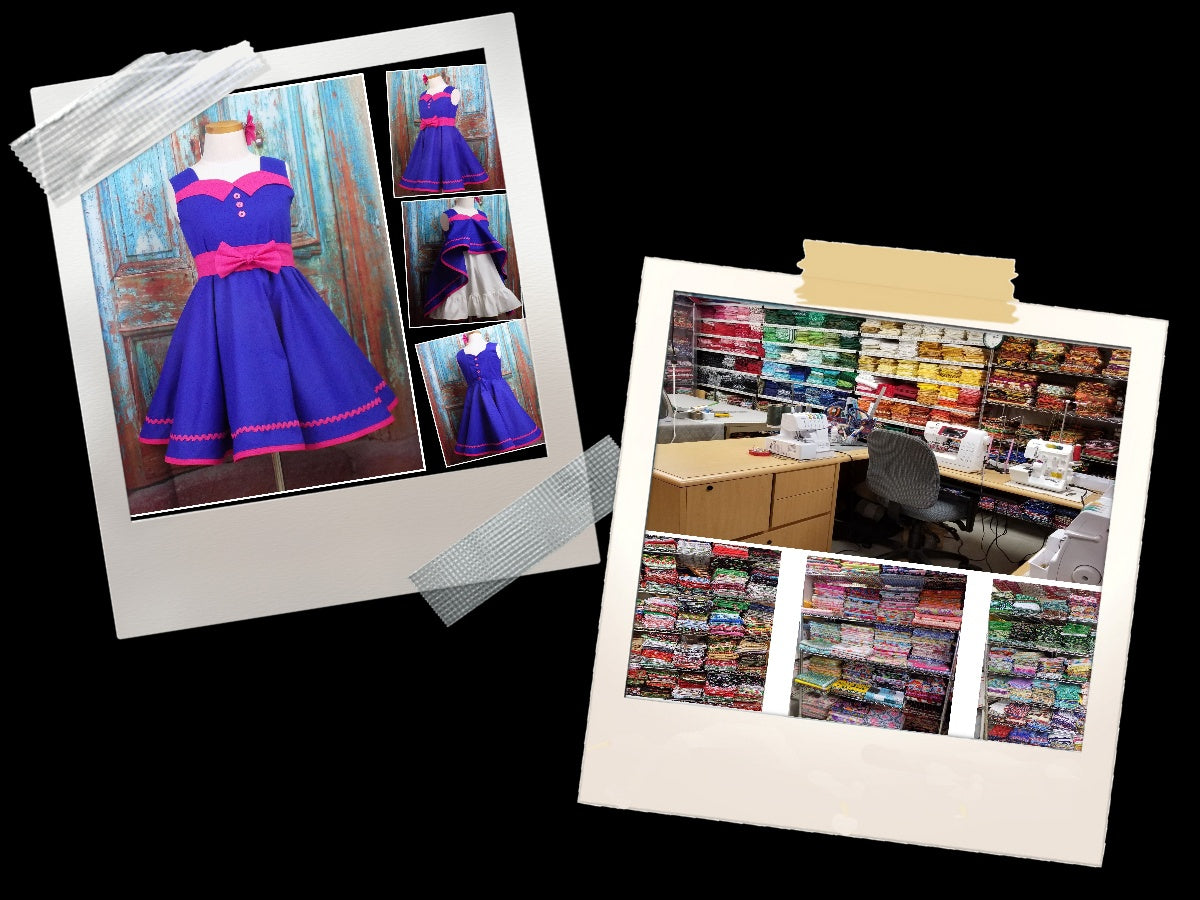 Button Back Interview Dress with Sweetheart Neckline and Cute Collar for Pageants in Baby to Teen sizes