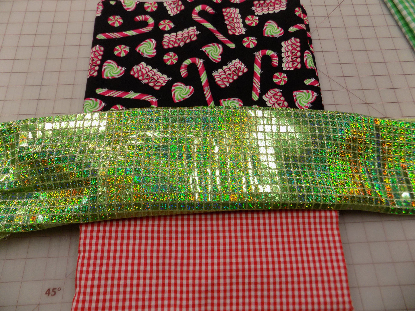 Custom order for Kera Hudson ~ Christmas Candy Top and Bloomer set