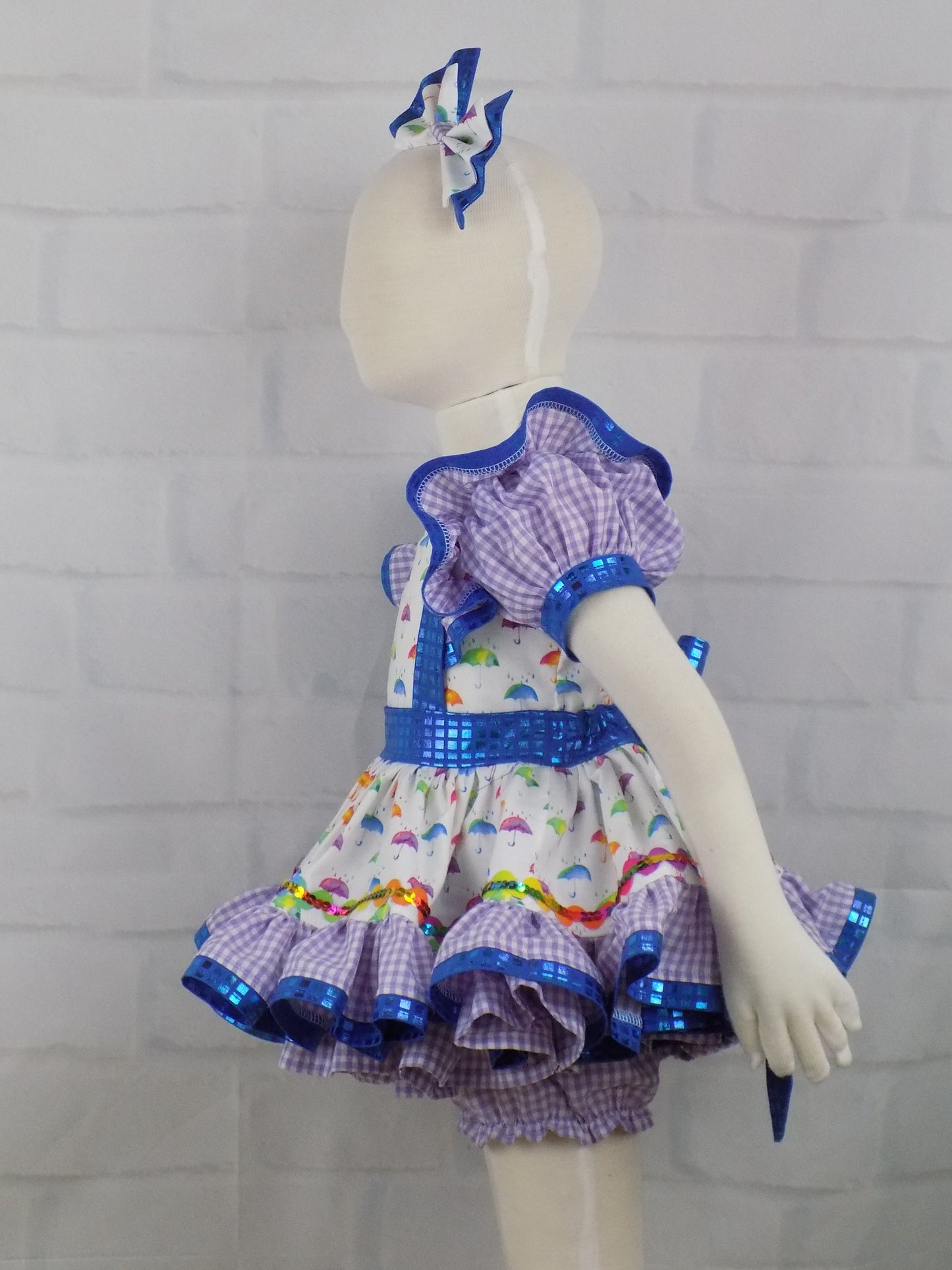 Custom order for Kera Hudson ~ Christmas Candy Top and Bloomer set