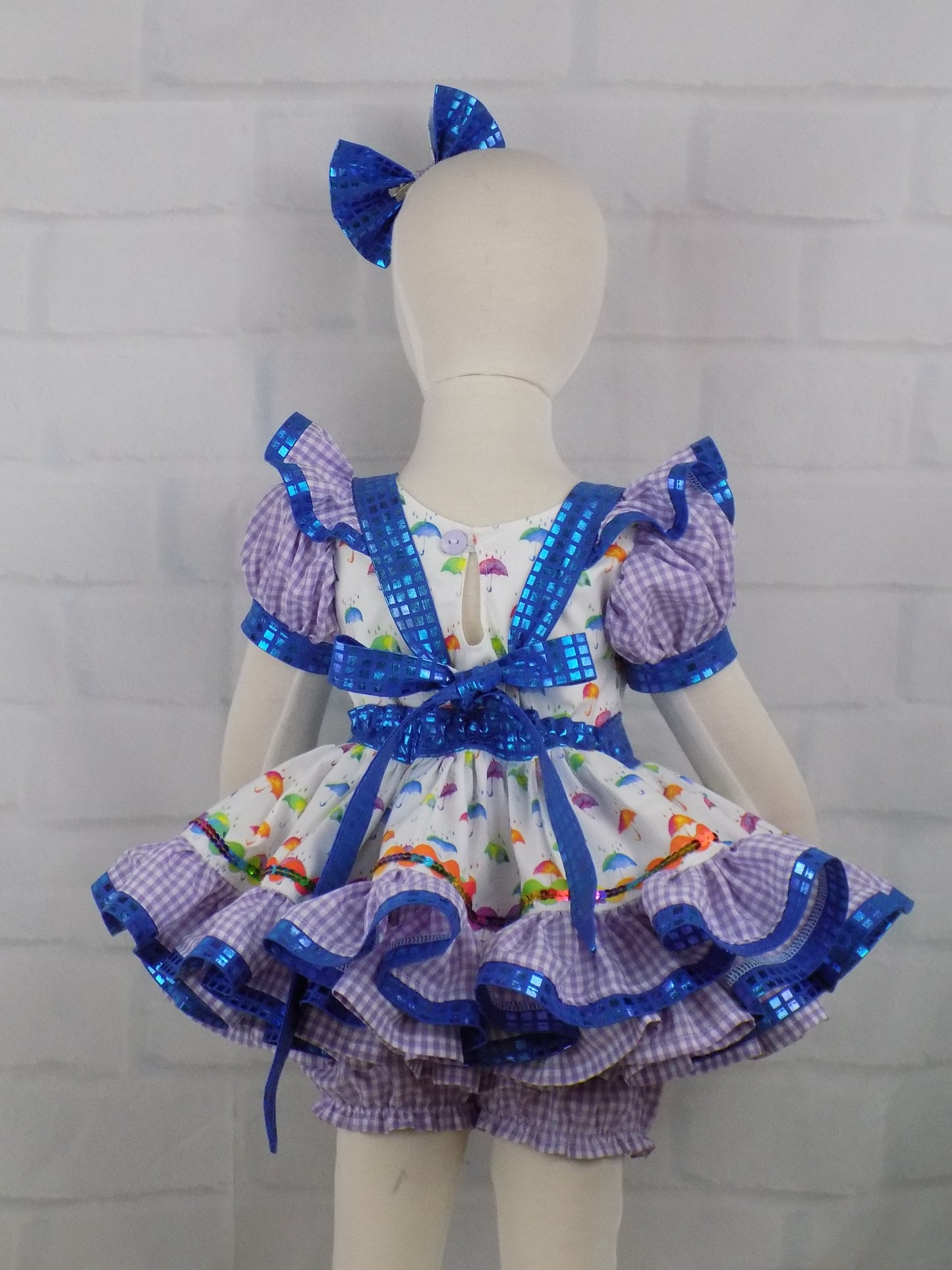 Custom order for Kera Hudson ~ Christmas Candy Top and Bloomer set