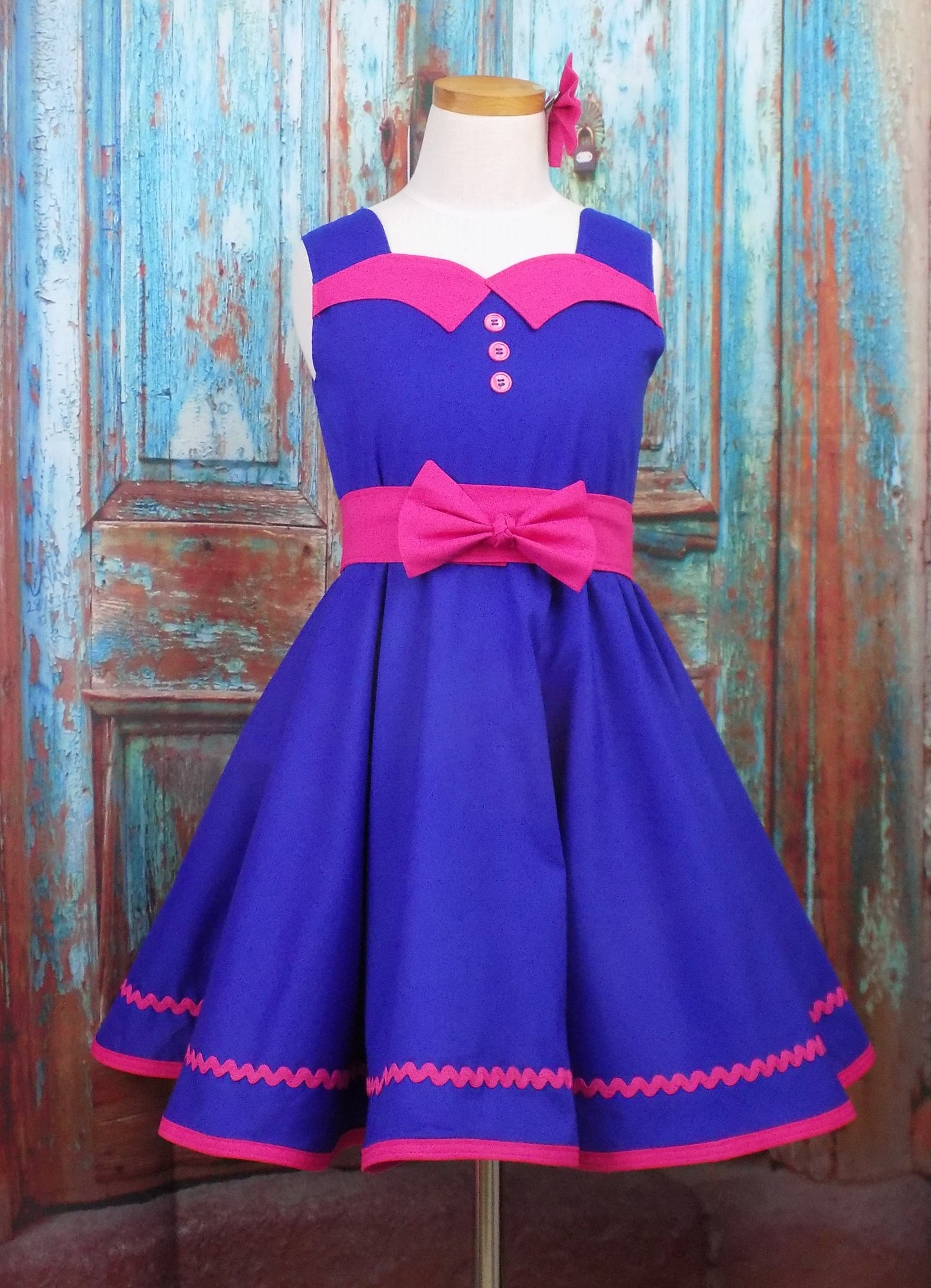 Button Back Interview Dress with Sweetheart Neckline and Cute Collar for Pageants in Baby to Teen sizes